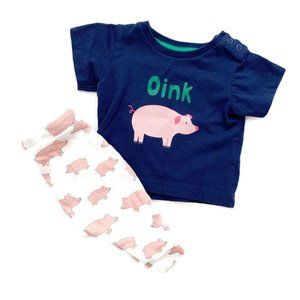Baby Boden Pig Outfit Size 0-3m